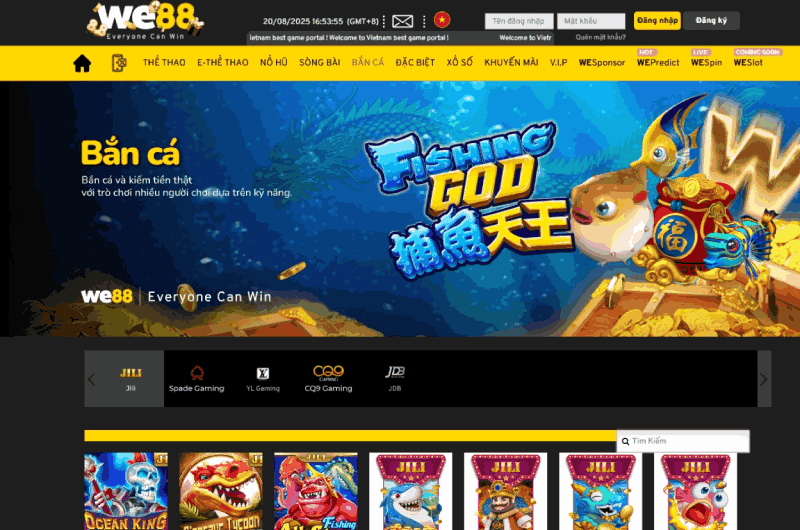 bắn cá We88