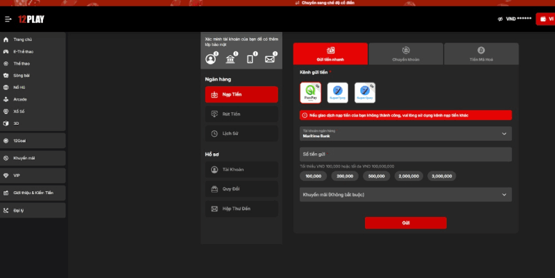 giao dịch 12Play
