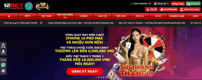 nhà cái mới 12BET