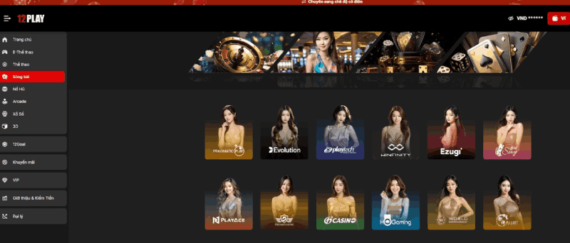 casino trực tuyến 12Play