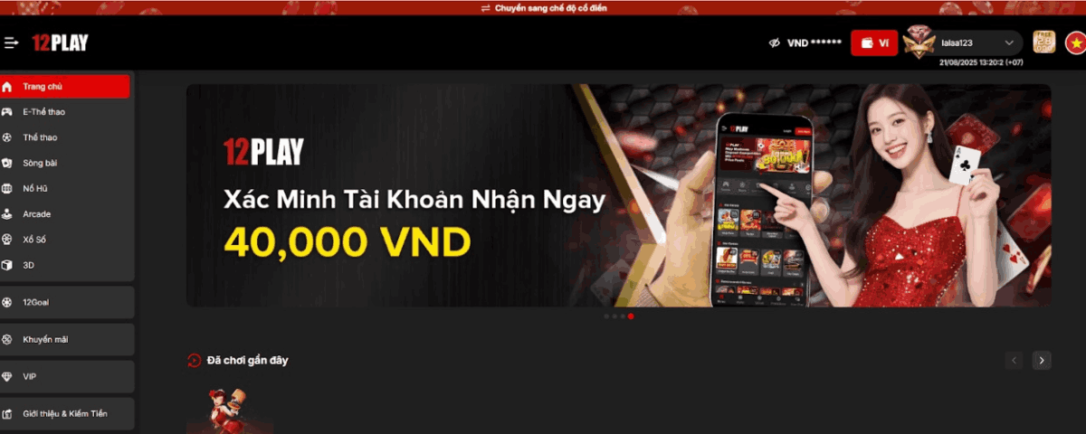 trang chủ 12Play