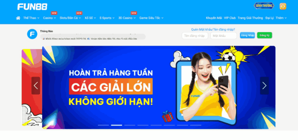 trang chủ Fun88
