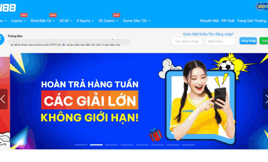 trang chủ Fun88